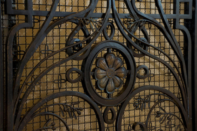 filter_Metal Ornamented Elevator Detail